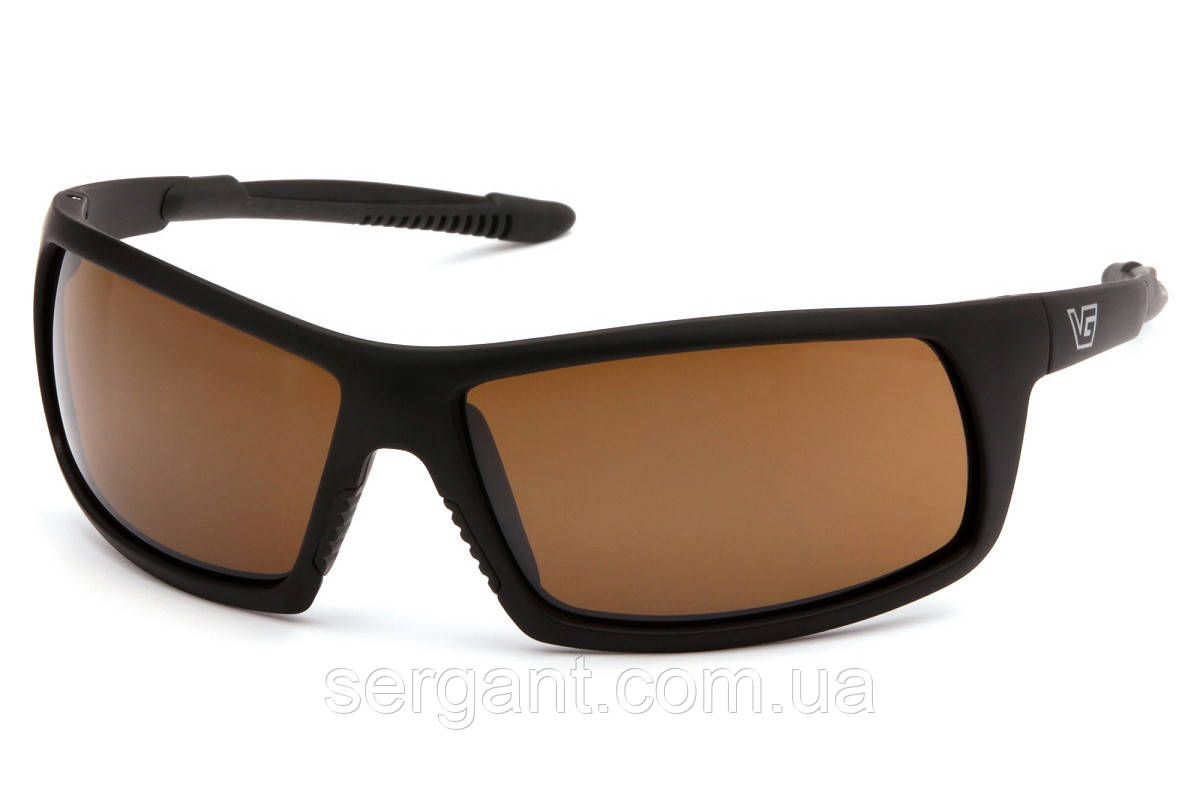 Окуляри захисні відкриті Venture Gear Tactical StoneWall (bronze) коричневі