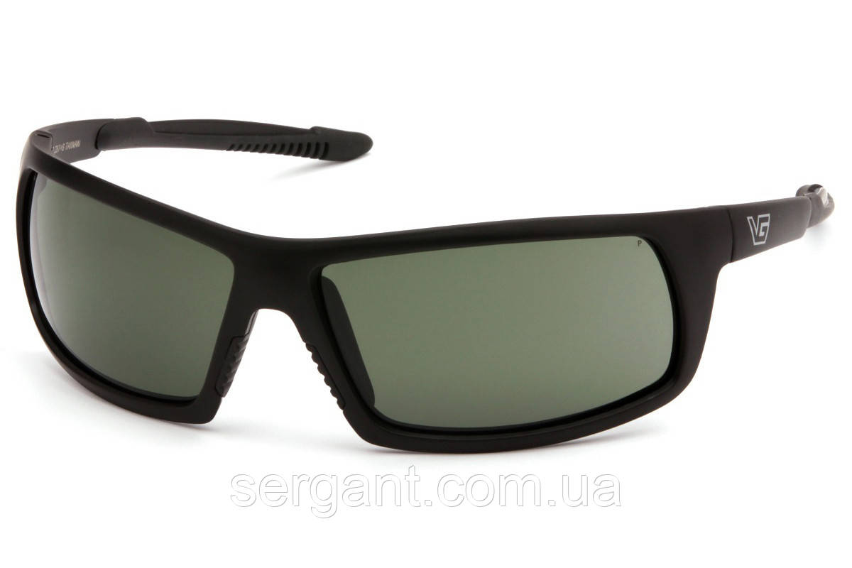 Окуляри захисні відкриті Venture Gear Tactical StoneWall (forest gray) зелений