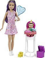 Кукла сестра Барби Скипер няня Barbie Skipper Babysitters