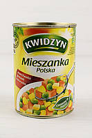 Смесь овощная консервированная Kwidzyn Mieszanka Polska 400 г/240 г Польша