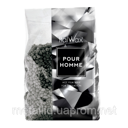 Гранулированый воск для мужской депиляции SILVER POUR HOMME Ital Wax 1 кг