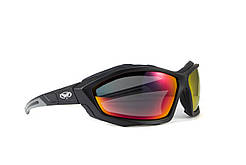 Окуляри захисні з ущільнювачем Global Vision Eyecon (G-TechTM red) червоні дзеркальні