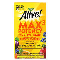 Мультивитамины для мужчин и женщин Nature's Way "Alive! Max3 Daily Multi-Vitamin" (90 таблеток)