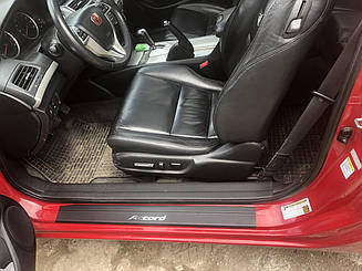 Накладки на пороги карбон HONDA ACCORD Coupe