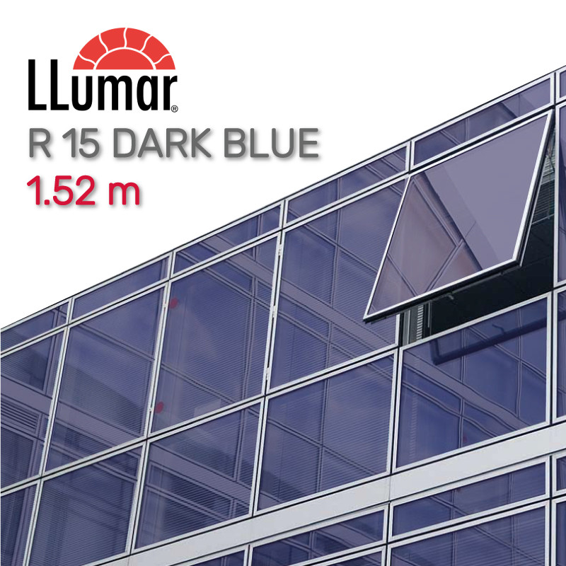 Дзеркальна темно-синя плівка LLumar R 15 BL SR HPR Reflective Dark Blue 1.52 m, фото 1