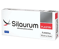 Cиликоновый пластырь от рубцов 3см. × 10см. 6 штук в упаковке Silaurum Польша Доставка из ЕС