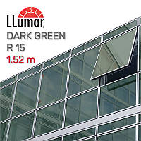 Зеркальная темно-зеленая плёнка LLumar R 15 GN SR HPR Reflective Dark Green 1.52 m