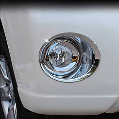 Накладки на передні протитуманки Toyota Land Cruiser Prado 150 2014-2018