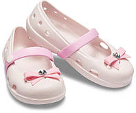 Балетки crocs kids keeley charm flat, р.с8, eur24-25