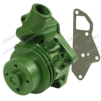 AR76290, AR52396 Помпа воды с двохручейным шкивом комбайна JOHN DEER 950 965H 1055 965 960 970 968H и тд.