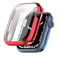 Чехол-накладка DK Silicone Face Case для Apple Watch 45mm (red)