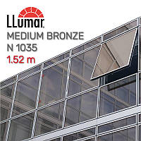 Зеркально-распыленная бронзовая плёнка LLumar N 1035 B SR CDF Sputtered Medium Bronze 1.52 m