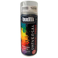Аерозольна фарба Срібна Хромова BUDFIX 400 мл (10 шт.)