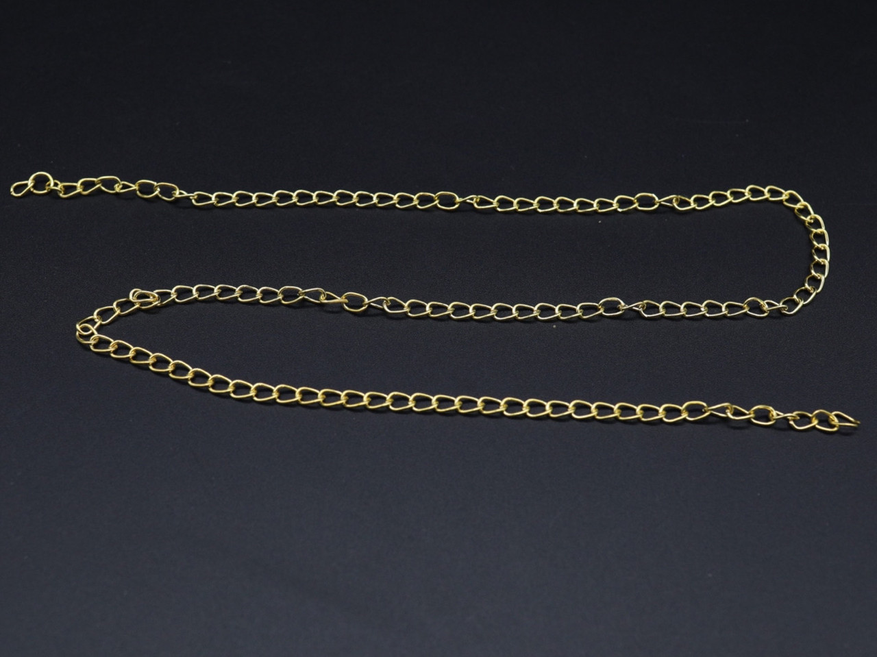 Ланцюжок для брелків декоративний. Колір "золото". 4.5 мм