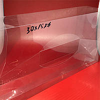 Коробки збірні прозорі пластикові 30 х 15 х 7 см 200 мкр 50 шт