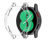 Чехол-накладка DK Silicone Face Case для Samsung Galaxy Watch4 (R870 / R875) 44mm (clear)