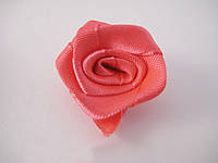Цветок Роза бледо-розовый 25 мм