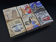 Коробки подарункові.9х9х5см. 6шт/уп.