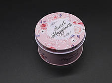 Металеві подарункові коробочки "Sweet Happiness". 8х5см