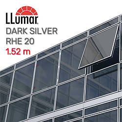 Дзеркальна темно-срібляста плівка LLumar RHE 20 SI ER HPR Reflective Helios Dark Silver 1.52 m