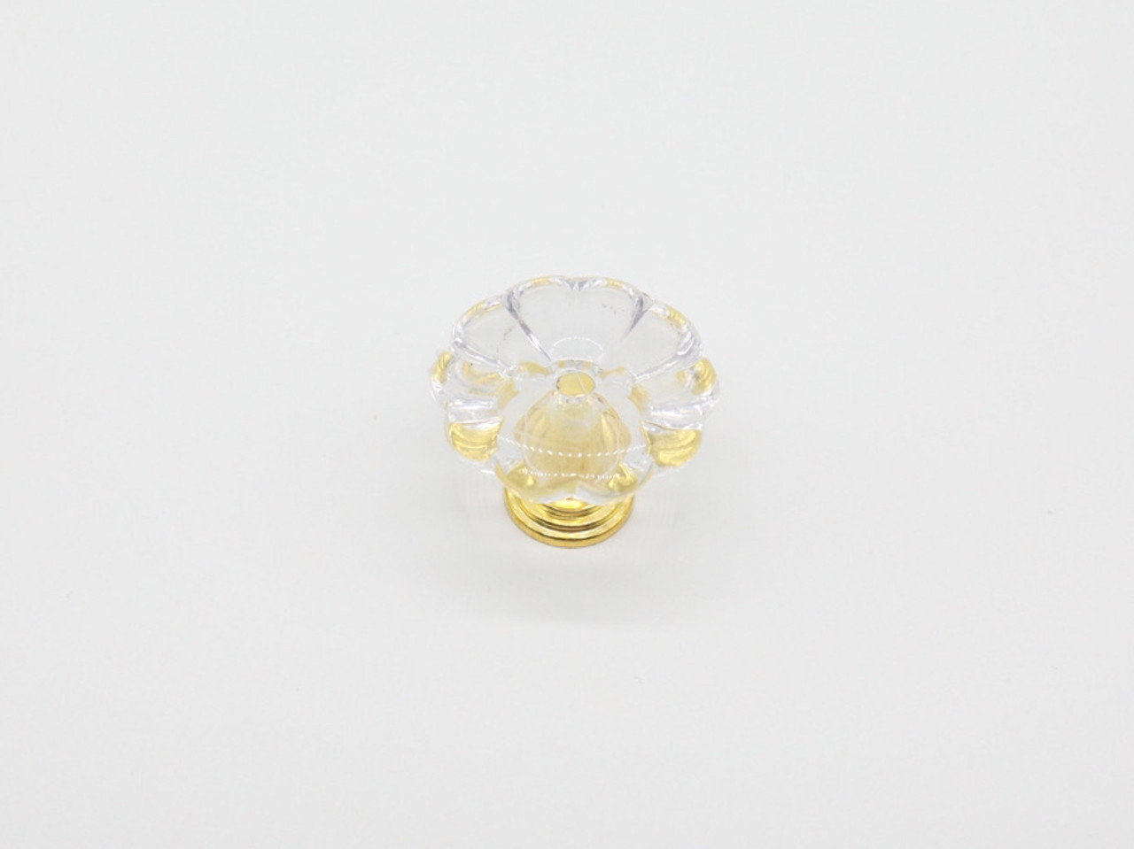 Ручка для декупажу. Скло. Колір "золото". 30х23мм