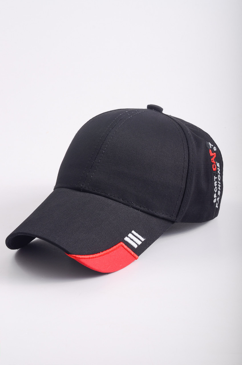 Бейсболка вишивка SPORT CAP червоний