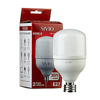 Світлодіодна лампа SIVIO 30Вт T100 E27 6000K холодна біла