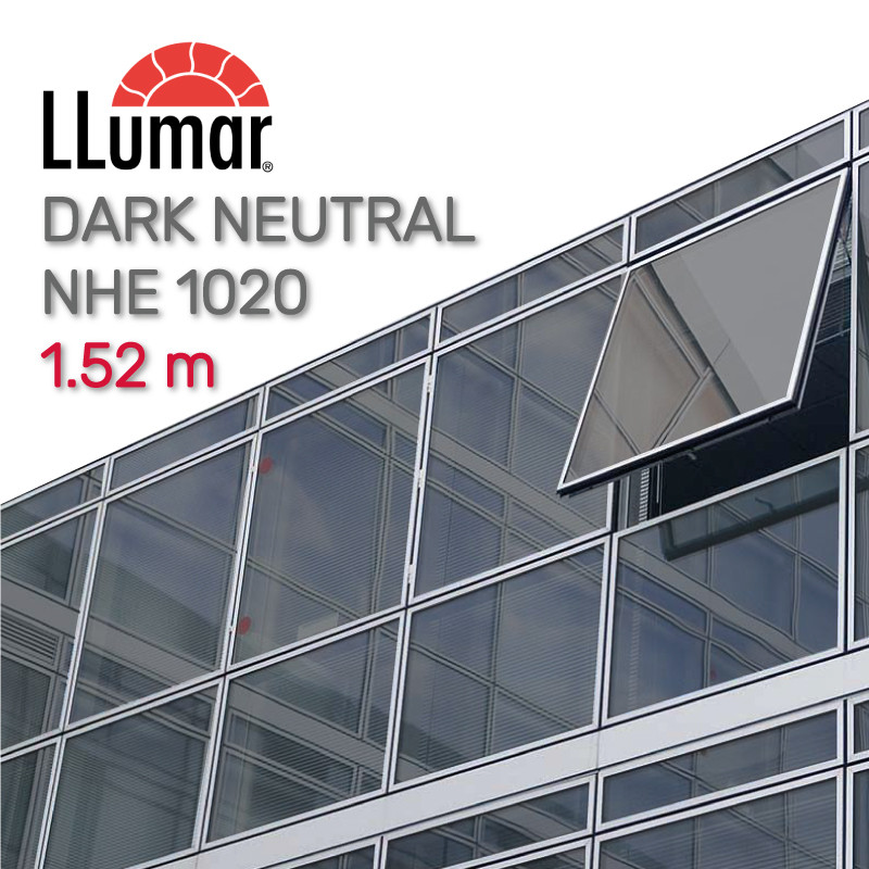 Дзеркально-розпилена темна плівка LLumar NHE 1020 ER HPR Sputtered Helios Dark Neutral 1.52 m, фото 1