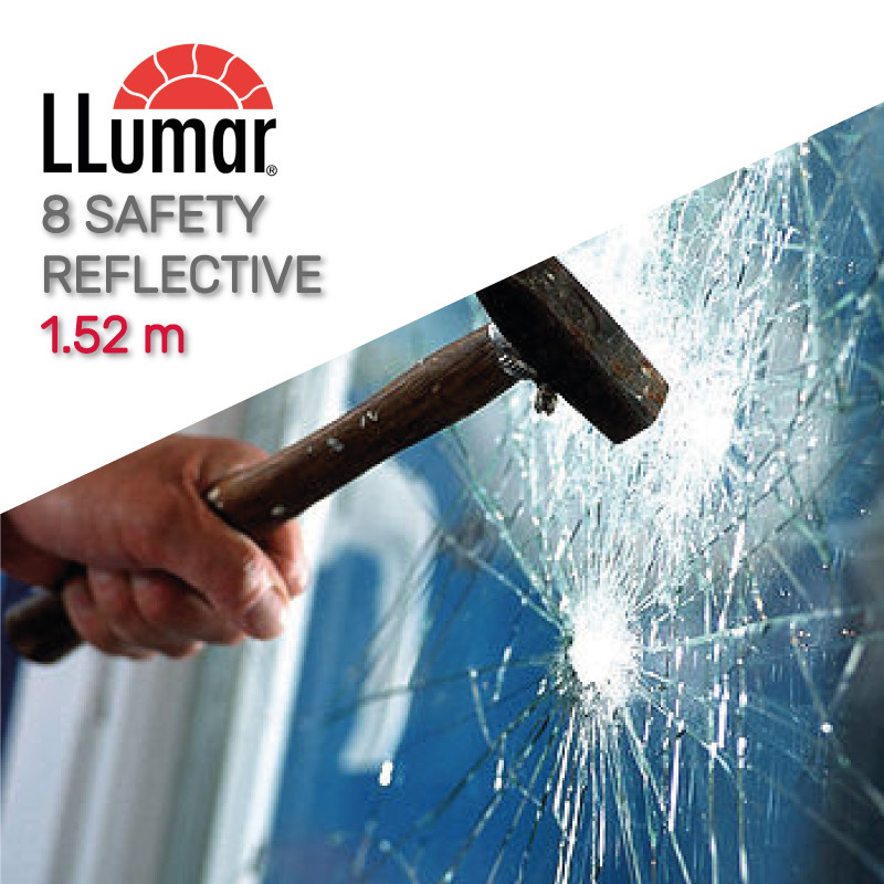 Дзеркальна захисна плівка LLumar R 35 SI SR PS 8 Safety Reflective 1.52 m, фото 1