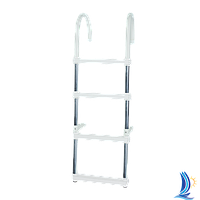 Лестница 4 ступени алюминий 1100мм х 355мм