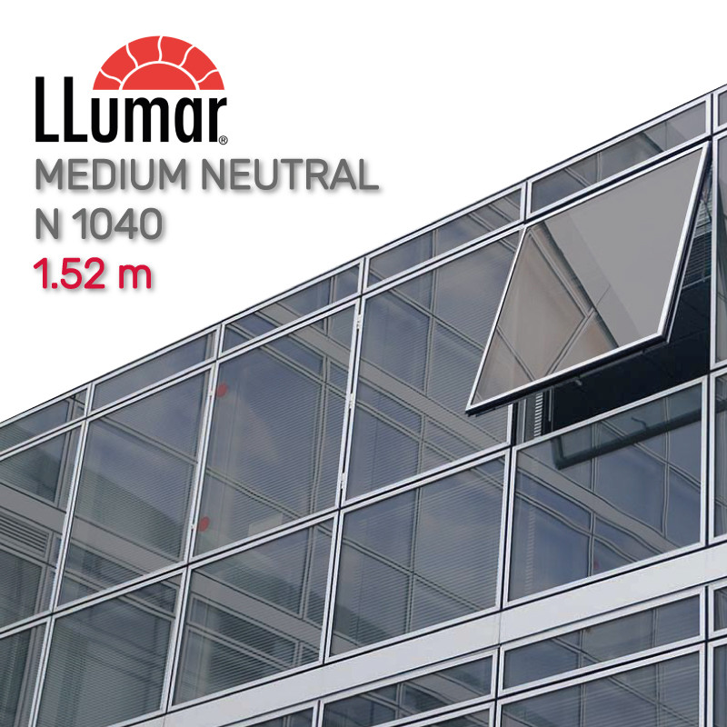 Дзеркально-розпилена середньо-нейтральна плівка LLumar N 1040 SR CDF Sputtered Medium Neutral 1.52 m
