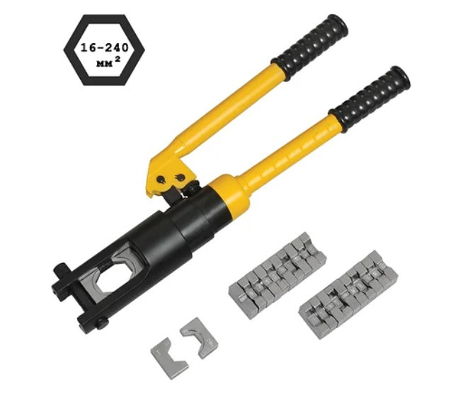 Прес ручний гідравлічний YQK-240==> для обпресування кабельних наконечників від 16 до 240 мм2, фото 1