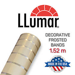 Декоративна смугаста морозна плівка LLumar NRM FB SR HPR Decorative Frosted Bands 1.52 m