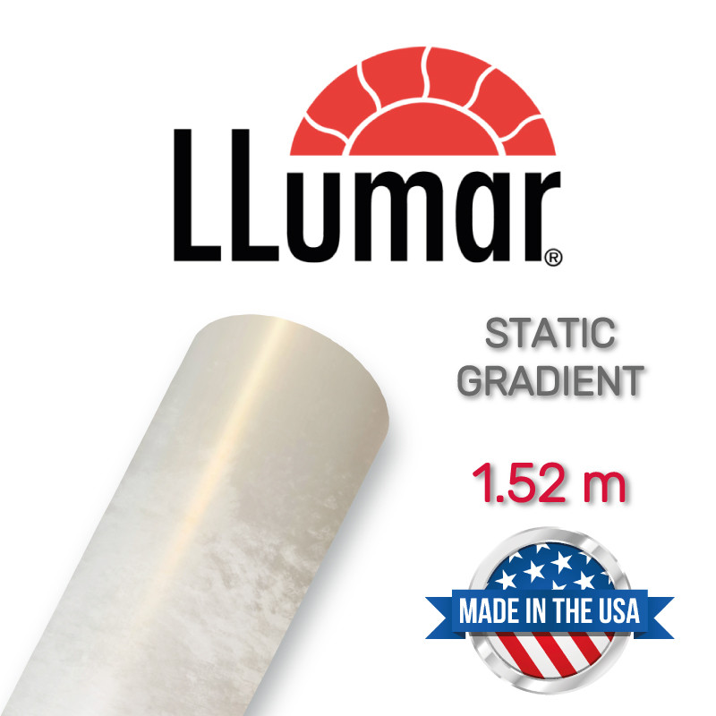 Градієнт плівка з візерунком морозної насипи LLumar NRMG ST PS 2 Static Gradient 1.52 m