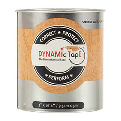 Біомеханічний тейп Dynamic Tape 7.5 см х 5 м бежевий з бежевим тату