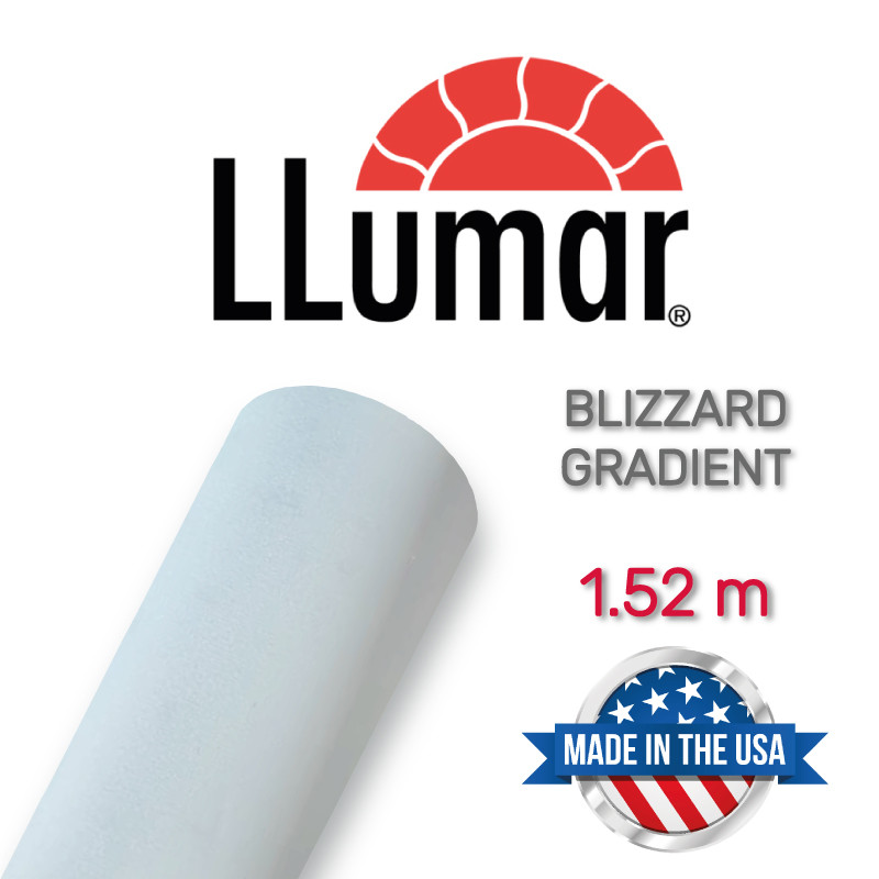 Градієнт плівка з імітацією меті LLumar NRMG BLZ PS 2 Blizzard Gradient 1.52 m, фото 1