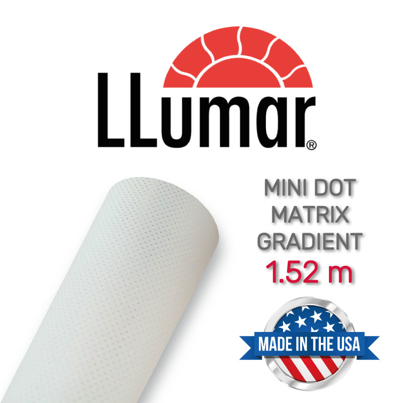 Градієнт плівка з імітацією матричної мінісітки LLumar NRMG MDM PS 2 Mini Dot Matrix Gradient 1.52 m, фото 1