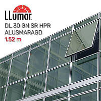 Металлизированная зеленая плёнка LLumar DL 30 GN SR HPR AluSmaragd 1.52 m