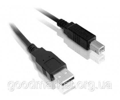 Кабель до МФУ, принтера  SHIRU A-B M/M 1,8m  USB, фото 2