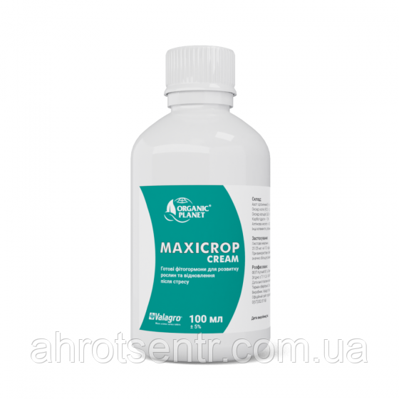 Біостимулятор МаксіКроп Крем Maxicrop Cream 100 мл Valagro Валагро Італія, фото 1