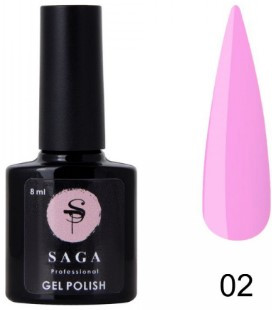 База для гель-лаку SAGA Color Base №02 (кольорова база), 8 мл