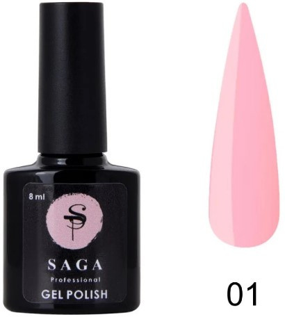 База для гель-лаку SAGA Color Base №01 (кольорова база), 8 мл