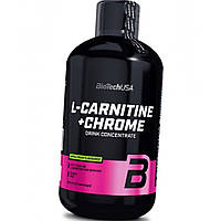 Л-карнитин BioTech L-Carnitine 35 000 Chrome 500 мл Лучший жиросжигатель для женщин и мужчин