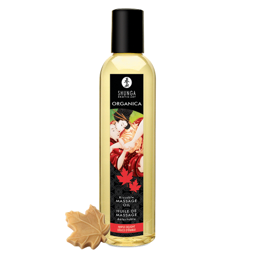 Органічне масажне масло Shunga Organic Massage Oil Maple Delight 250 мл | Mariell