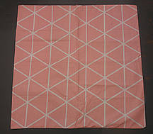 Наволочка бязь 50х50, принт: Решітка