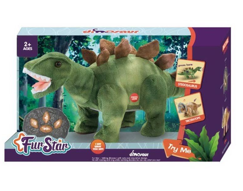 Великий стегозавр-повторюшка на управлінні