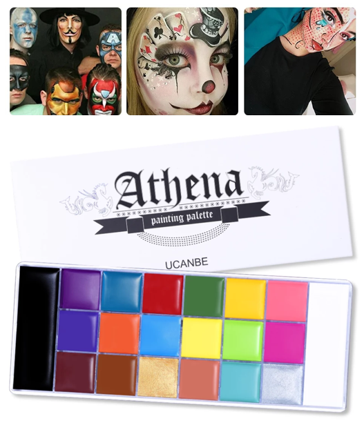 Масляная краска боди-арт "Athena UCANBE" 20 цветов - фото 1 - id-p353825537