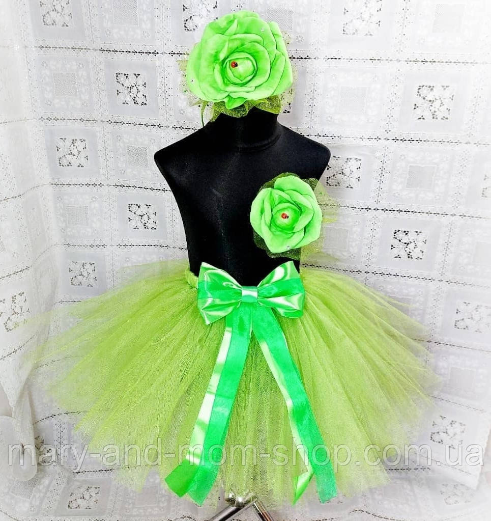 Костюм капусти. Фатинова спідниця туту. Обідок капуста, фото 1