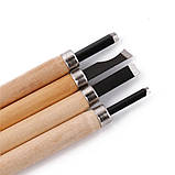 Набір стамесок для роботи по дереву 10 штук, фото 3