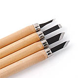 Набір стамесок для роботи по дереву 10 штук, фото 4